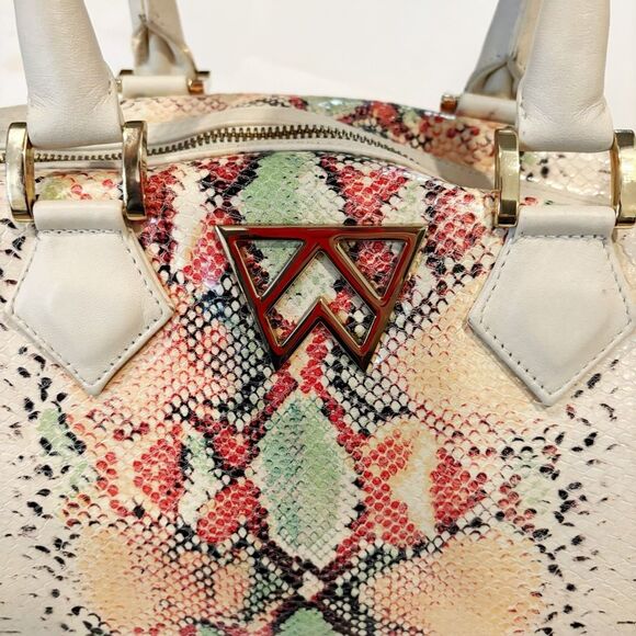 Kelly Wynne I Dare You Handbag Python Leather $405.00 - Picture 3 of 11